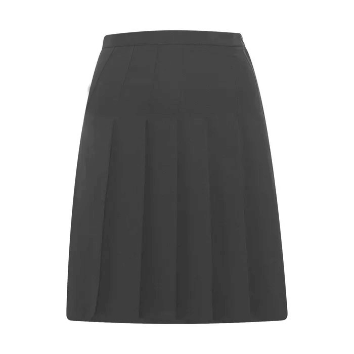 Steel or Charcoal Pleated Skirt