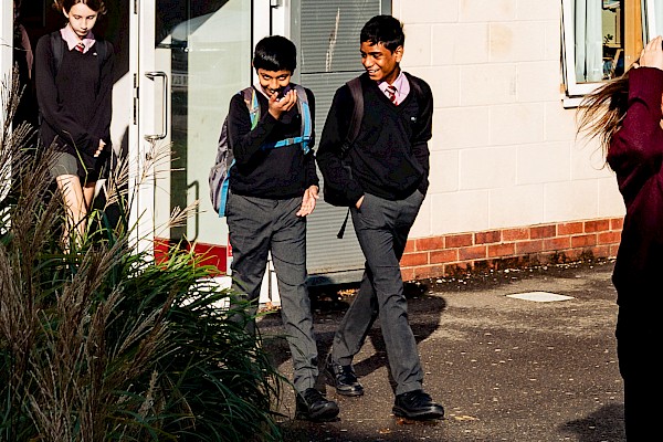 Students in Blandford School