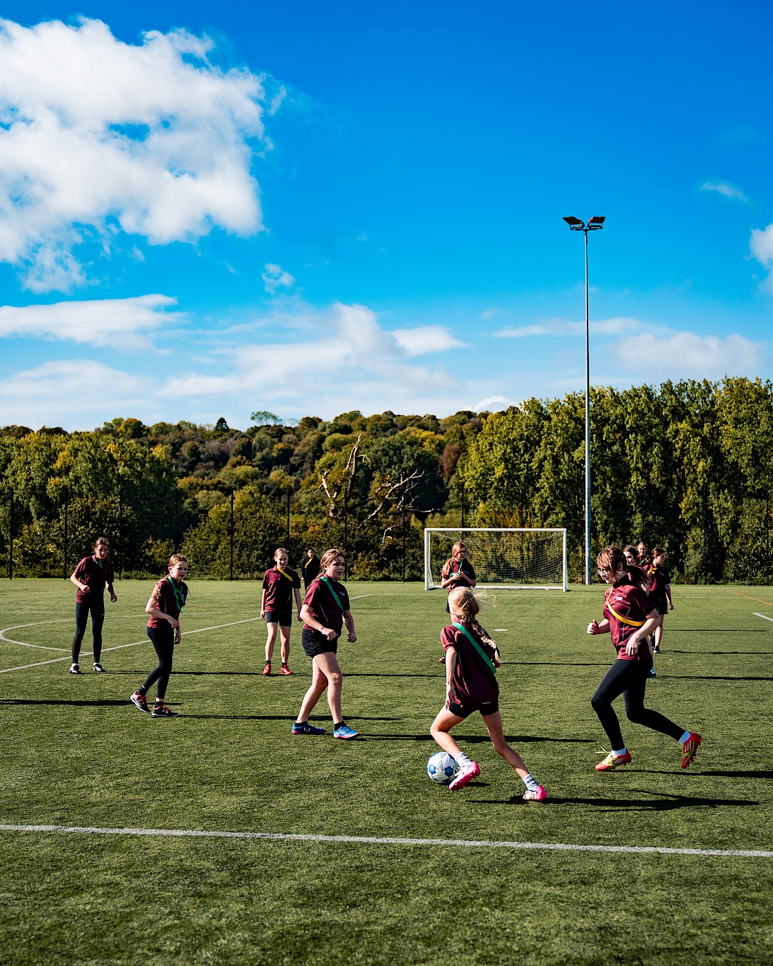 PFootball class at Blandford School
