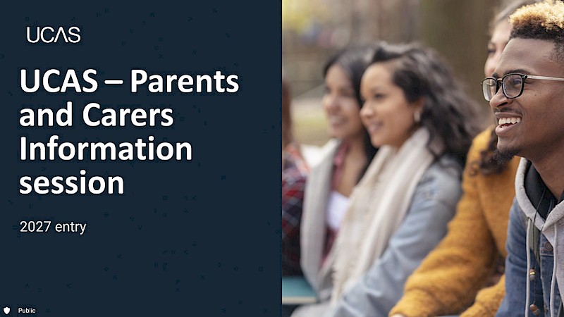 UCAS Parents and Carers Information Session Booklet